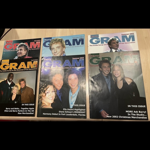 Barry Manilow fan club newsletters, Set of 16 from 2000-2006. VG condition. - Picture 3 of 4